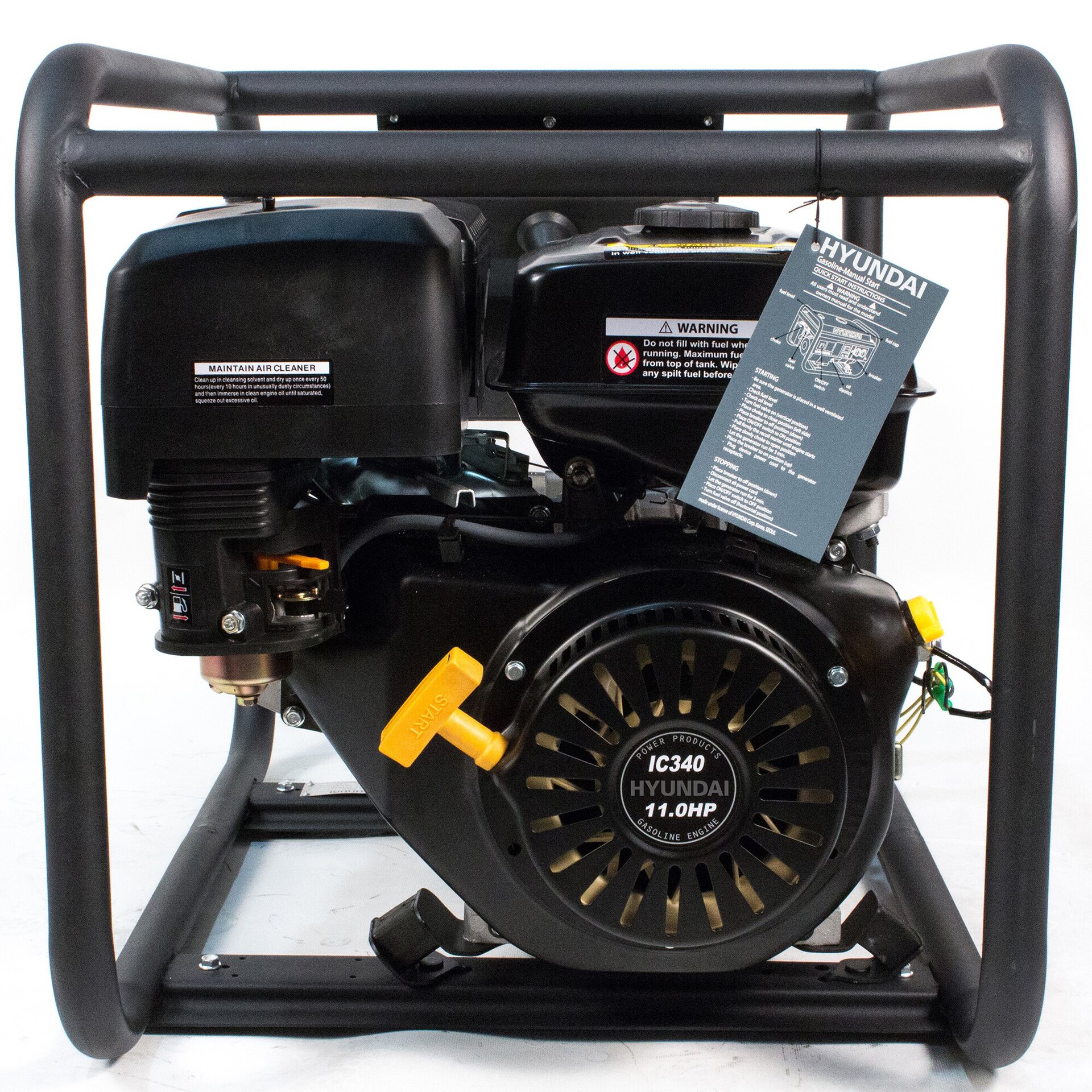 GENERADOR ELÉCTRICO MONOFÁSICO DE 4,4 KW HY6000 HYUNDAI - 5