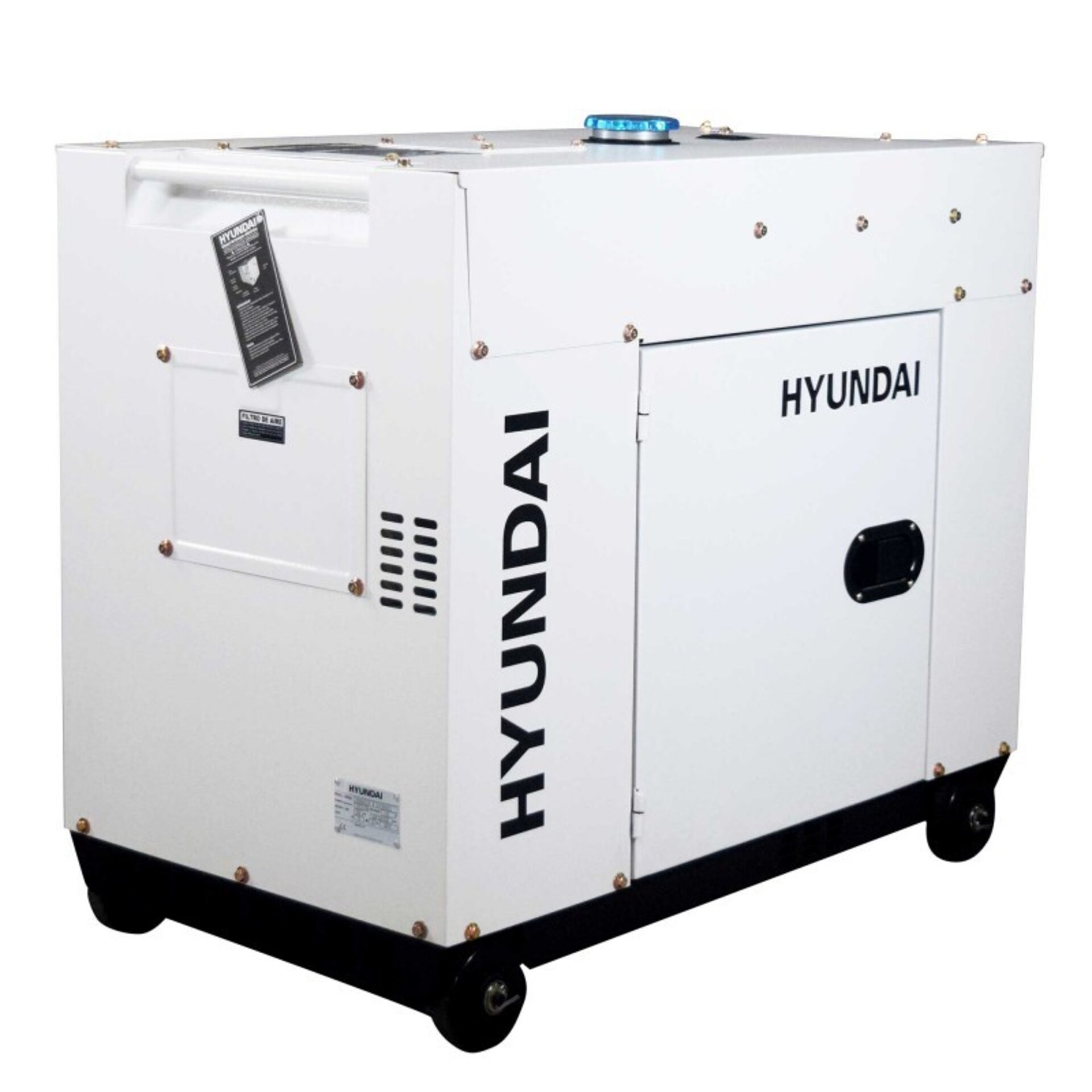 GRUPO ELECTRÓGENO DIESEL PARA INSTALACION SOLAR DHY6600SE-LRS HYUNDAI - 8