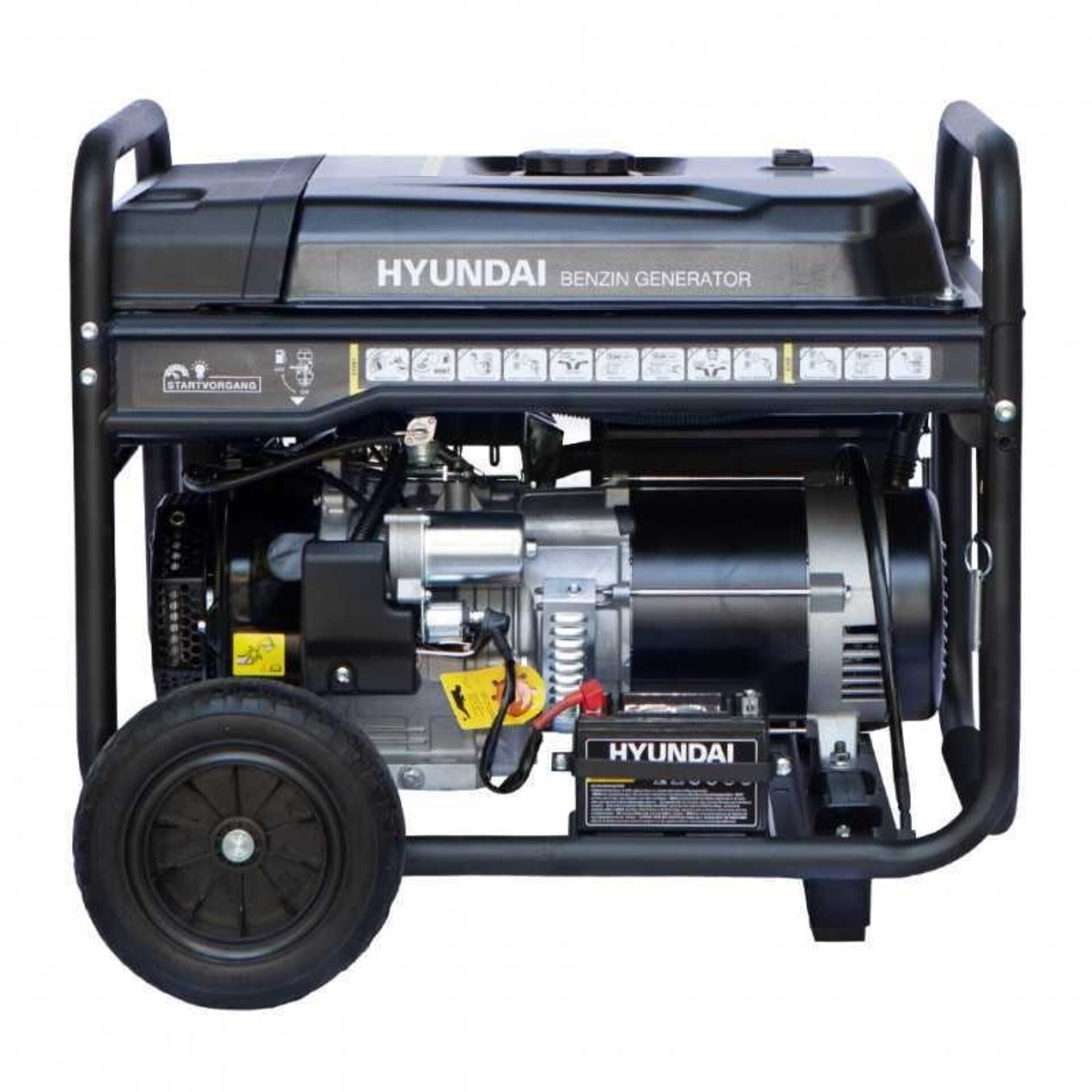 GENERADOR GASOLINA MONOFÁSICO CON RUEDAS HY4110LK HYUNDAI - 2