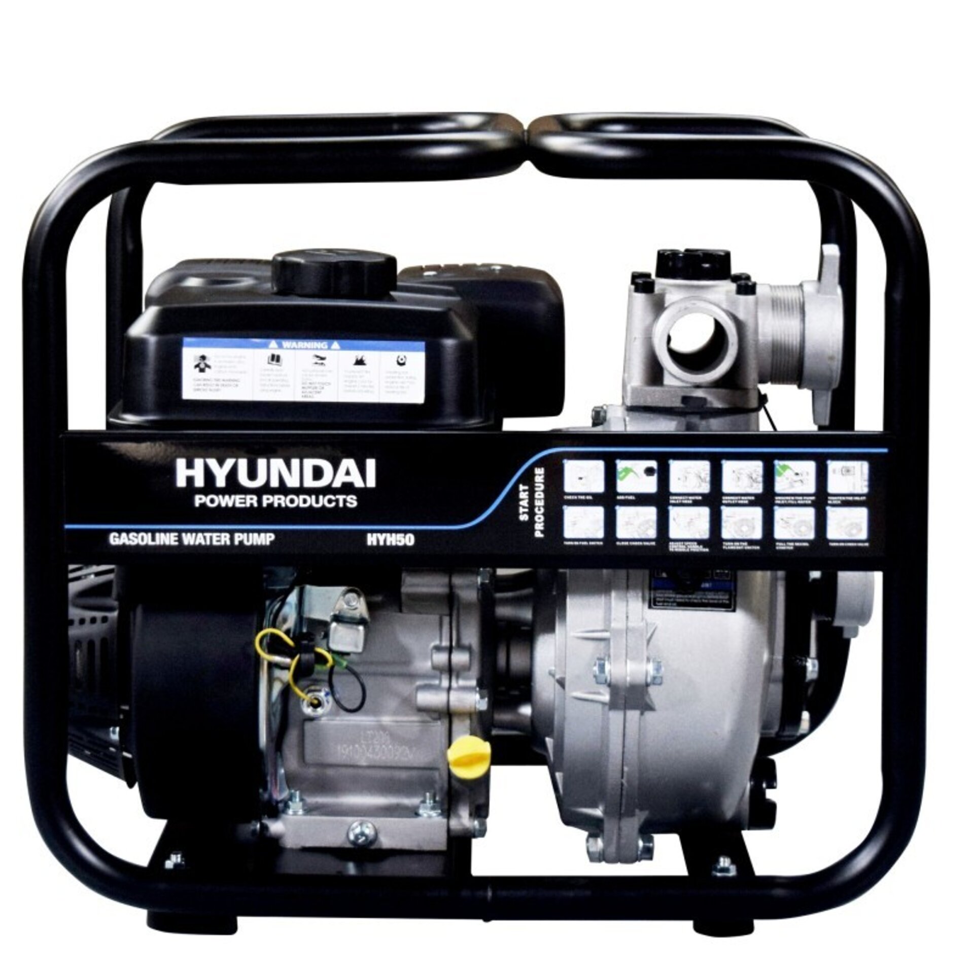 MOTOBOMBA A GASOLINA - ALTA PRESIÓN 2" HYH50 HYUNDAI - 6