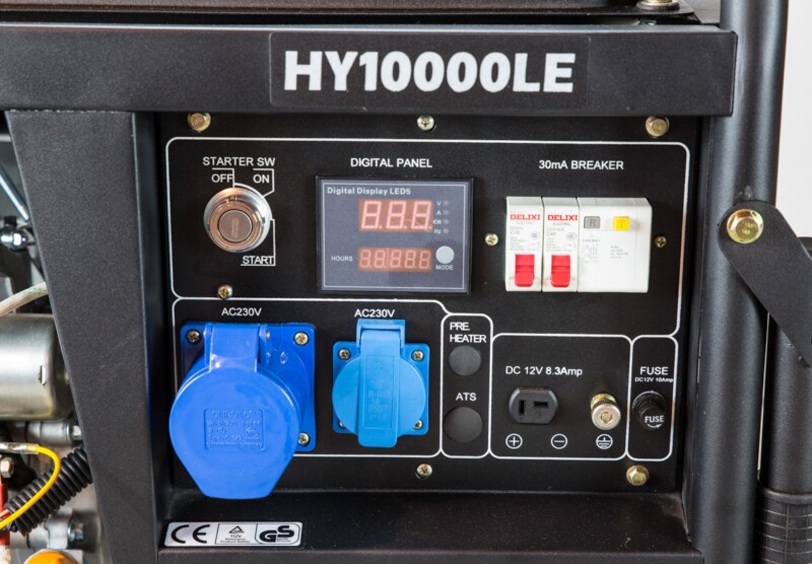 GENERADOR ELÉCTRICO GASOLINA MONOFÁSICO 8,2KW HY10000LEK HYUNDAI - 14