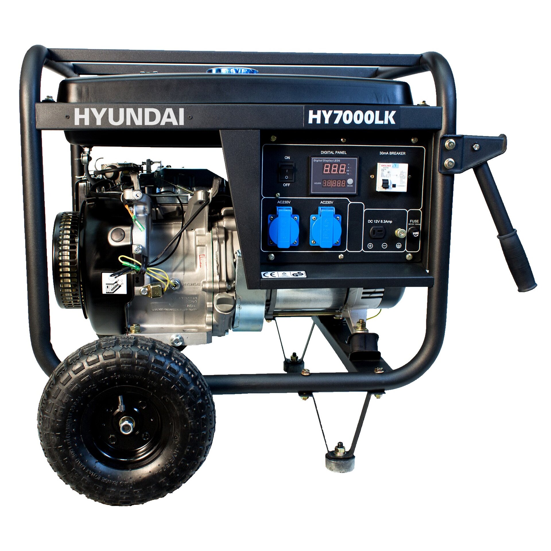 GENERADOR GASOLINA MONOFÁSICO DE 5,5 KW HY7000LK HYUNDAI - 7