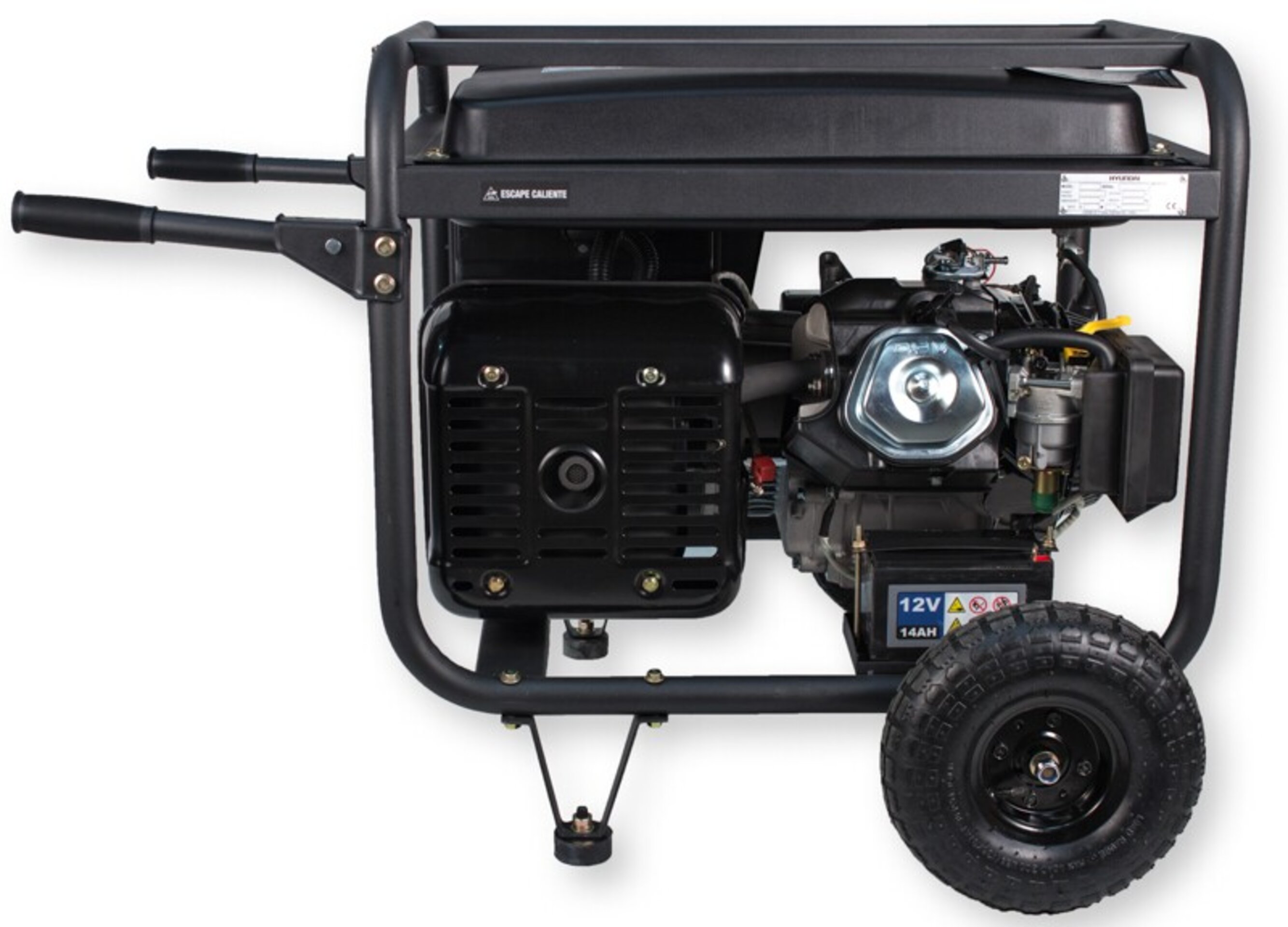 GENERADOR ELÉCTRICO GASOLINA MONOFÁSICO 8,2KW HY10000LEK HYUNDAI - 13