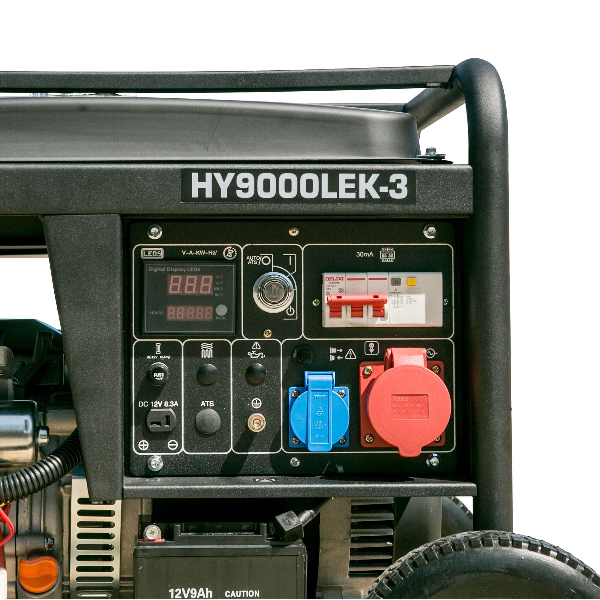 GENERADOR GASOLINA TRIFÁSICO DE 8,2 KVA HY9000LEK-3 HYUNDAI - 8