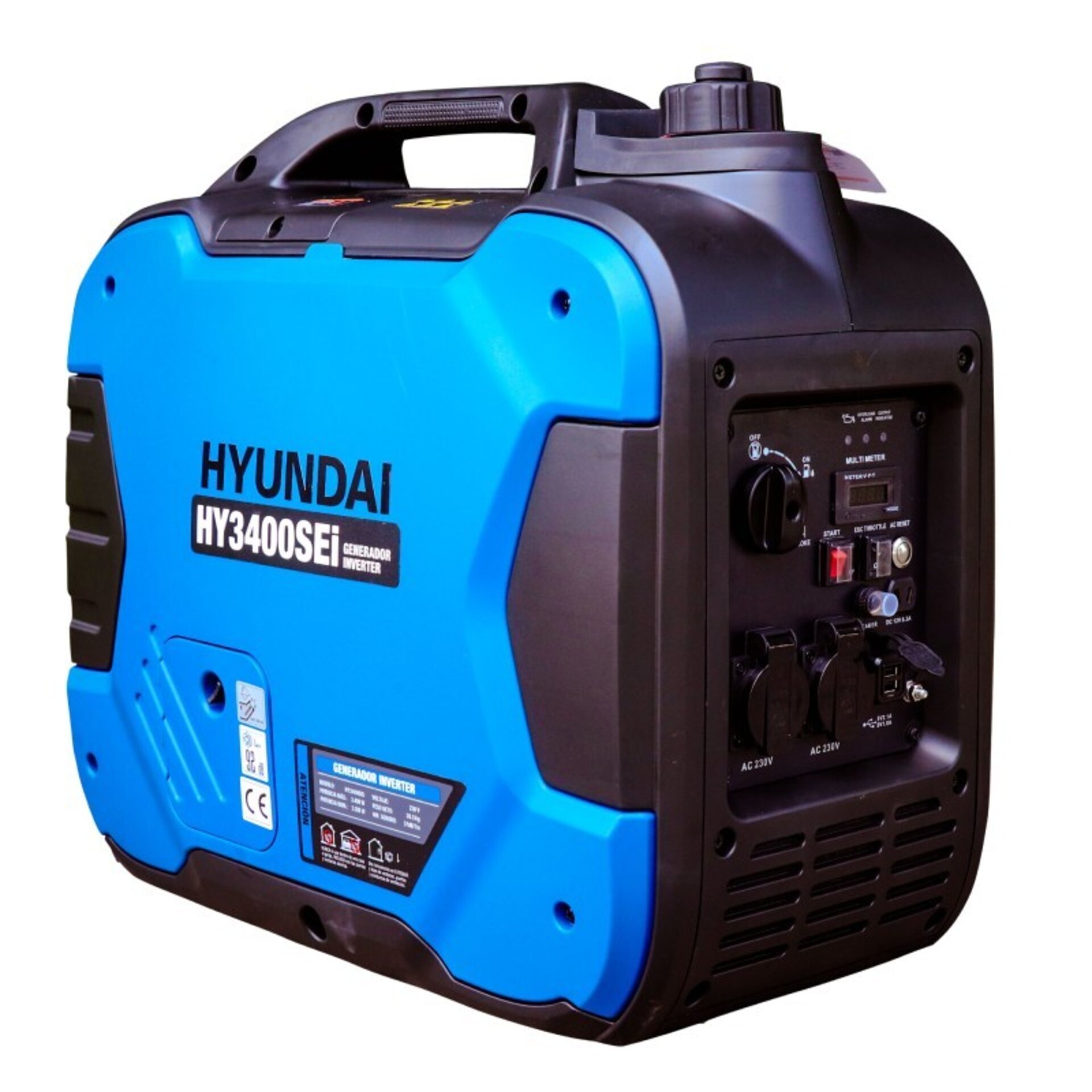 GENERADOR INVERTER A GASOLINA DE 3,4Kw HY3400SEI HYUNDAI - 3