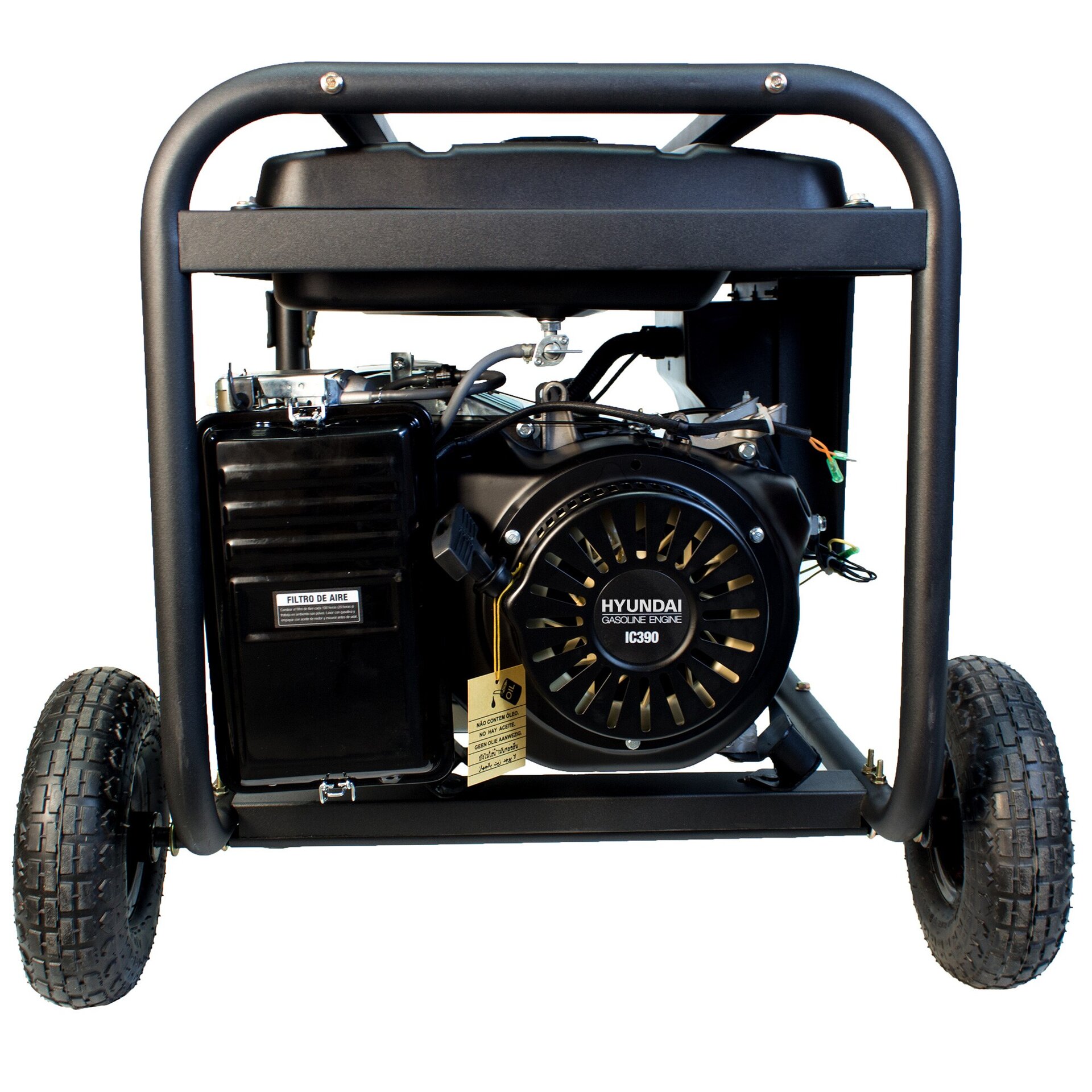 GENERADOR GASOLINA MONOFÁSICO DE 5,5 KW HY7000LK HYUNDAI - 2