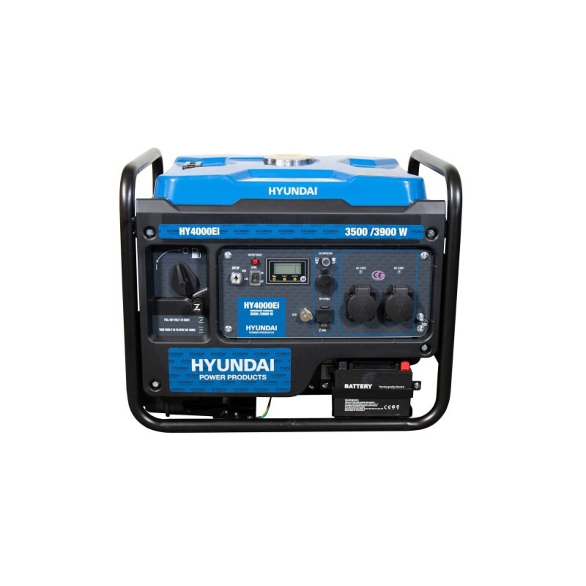 GENERADOR INVERTER A GASOLINA ABIERTO 3,9KW HY4000EI HYUNDAI - 5
