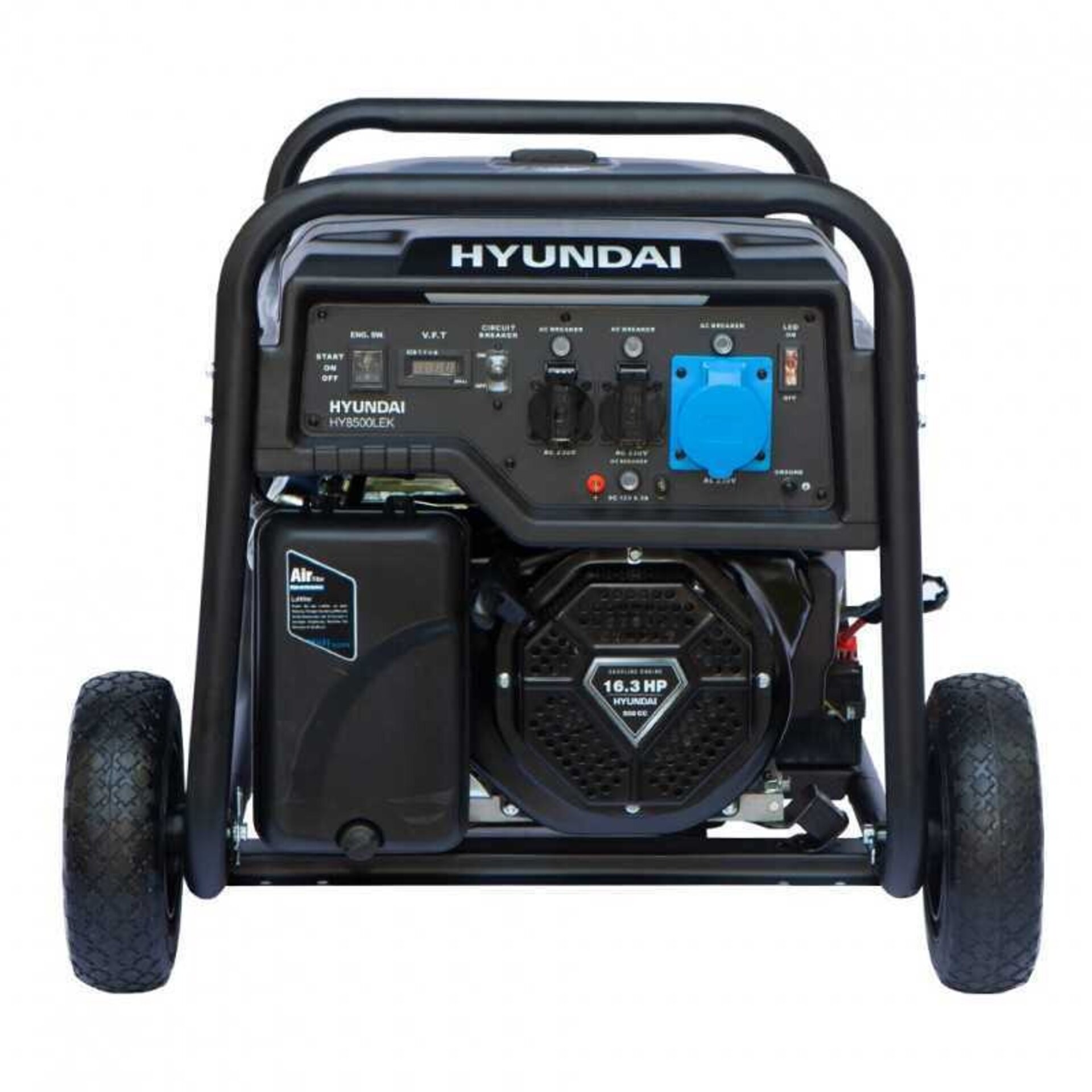 GENERADOR ELÉCTRICO MONOFÁSICO GASOLINA DE 8,5KW HY10100LEK HYUNDAI - 3