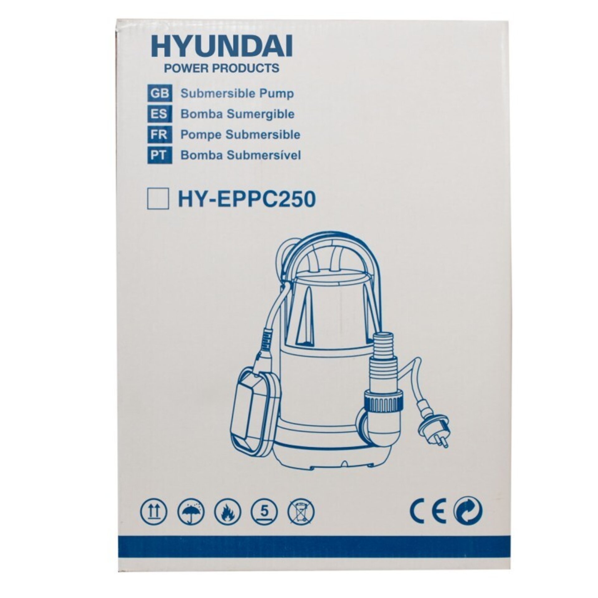 BOMBA SUMERGIBLE (AGUAS LIMPIAS) EPPC250 HYUNDAI - 4