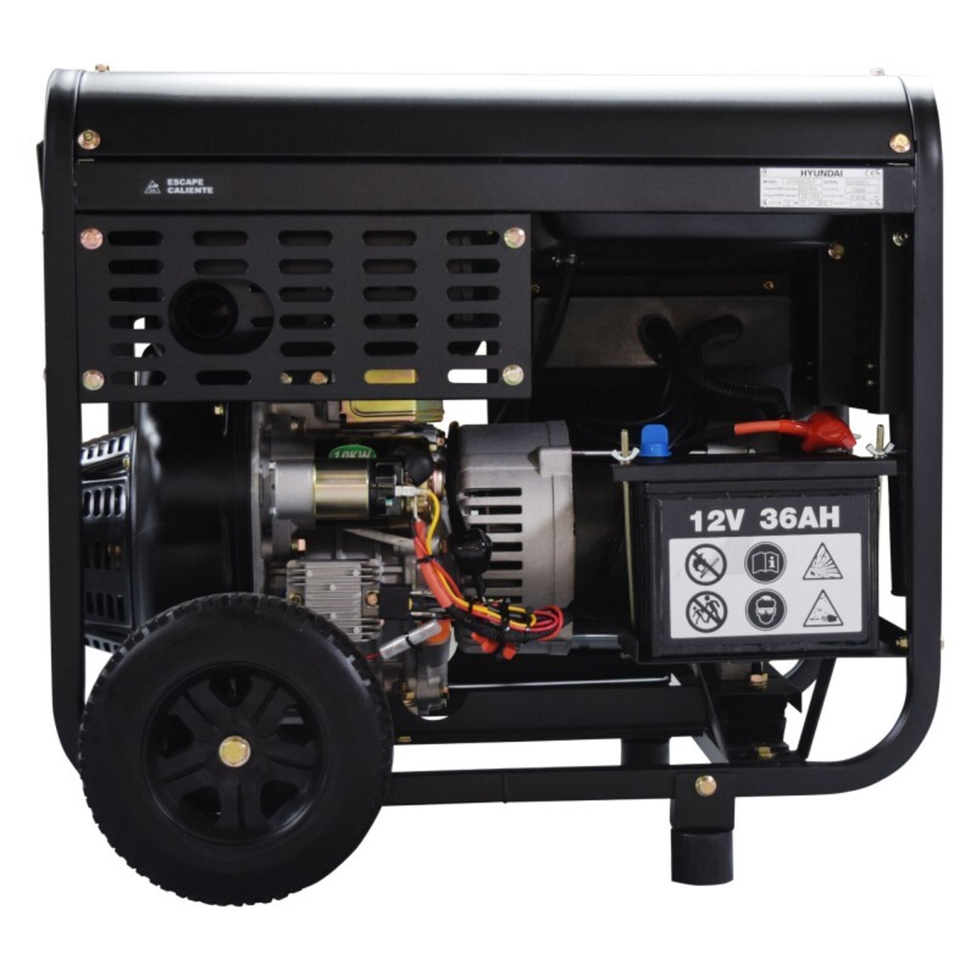 GENERADOR DIÉSEL ABIERTO FULLPOWER DHY8500LEK-T HYUNDAI - 3