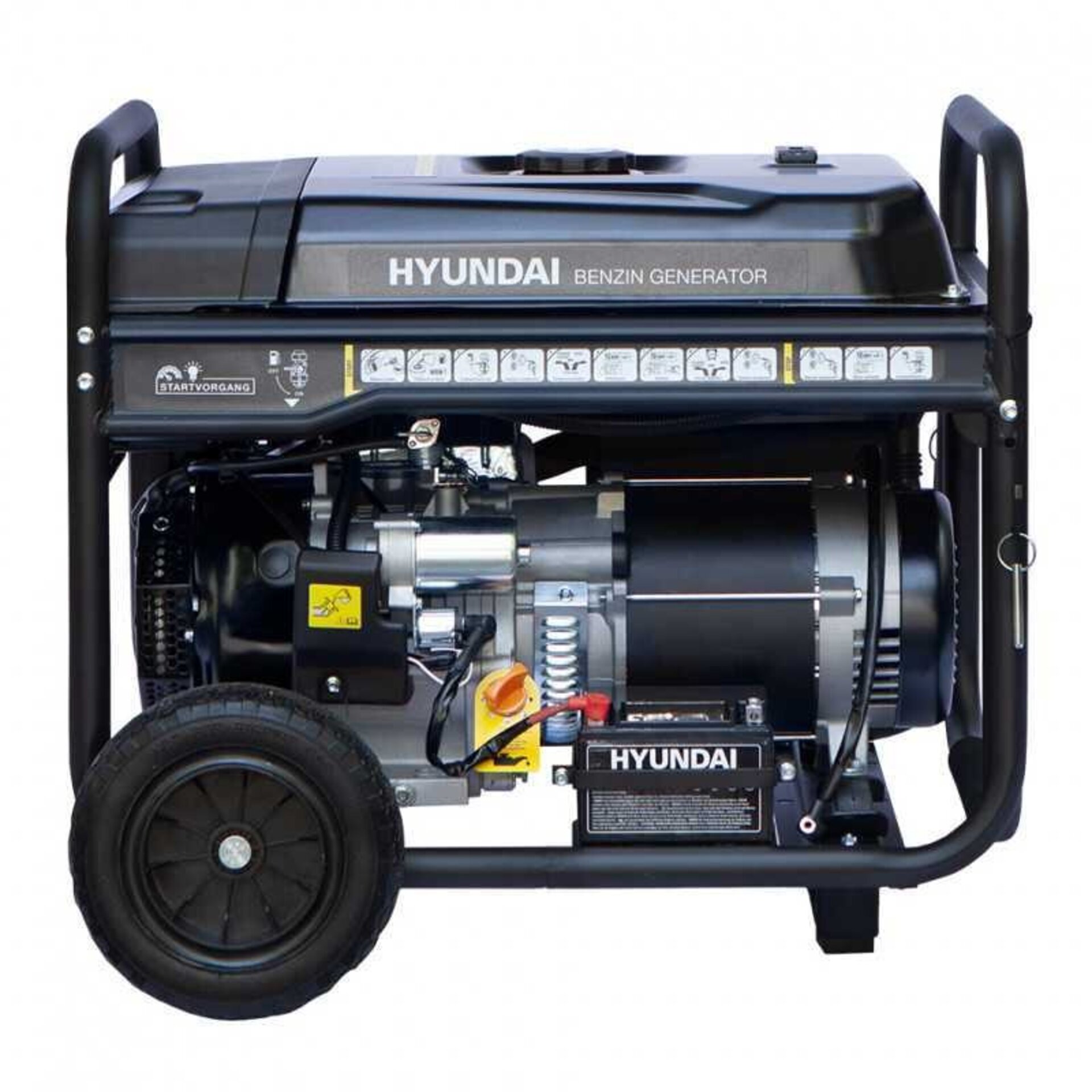 GENERADOR ELÉCTRICO FULL POWER 7,7 KW / 10,6KVA HY10100LEK-T HYUNDAI - 2