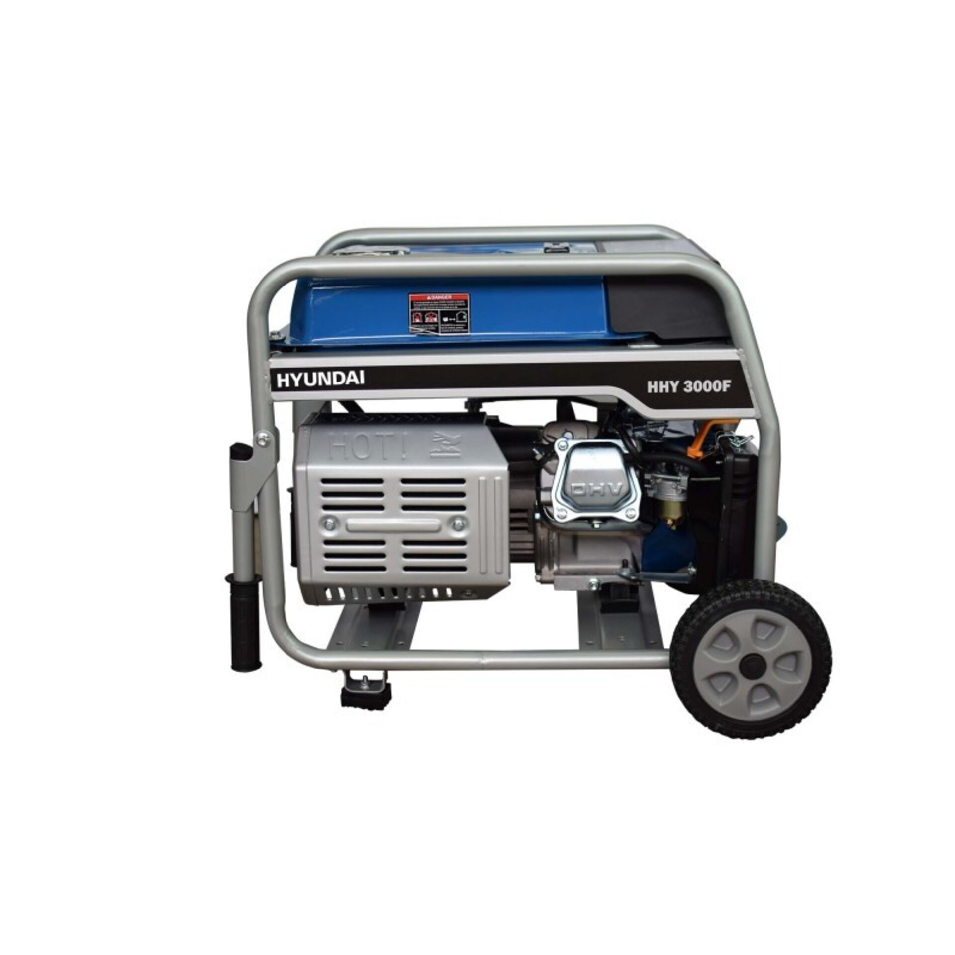 GENERADOR GASOLINA MONOFÁSICO CON RUEDAS HHY3000FK HYUNDAI - 3