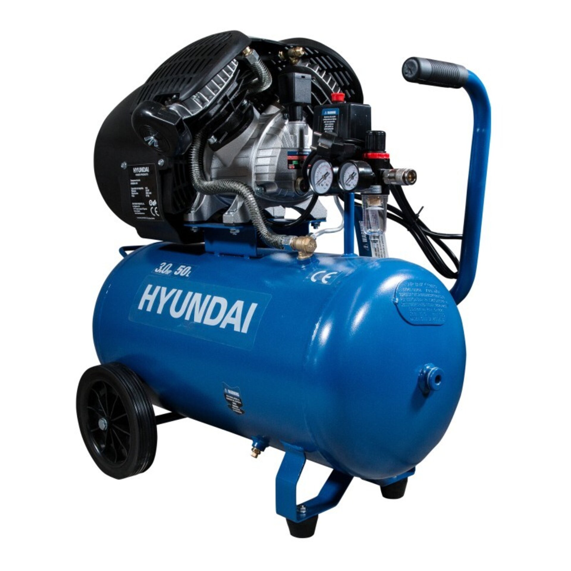 COMPRESOR 50L 3HP (MONOFÁSICO) HYAC50-31V HYUNDAI - 4