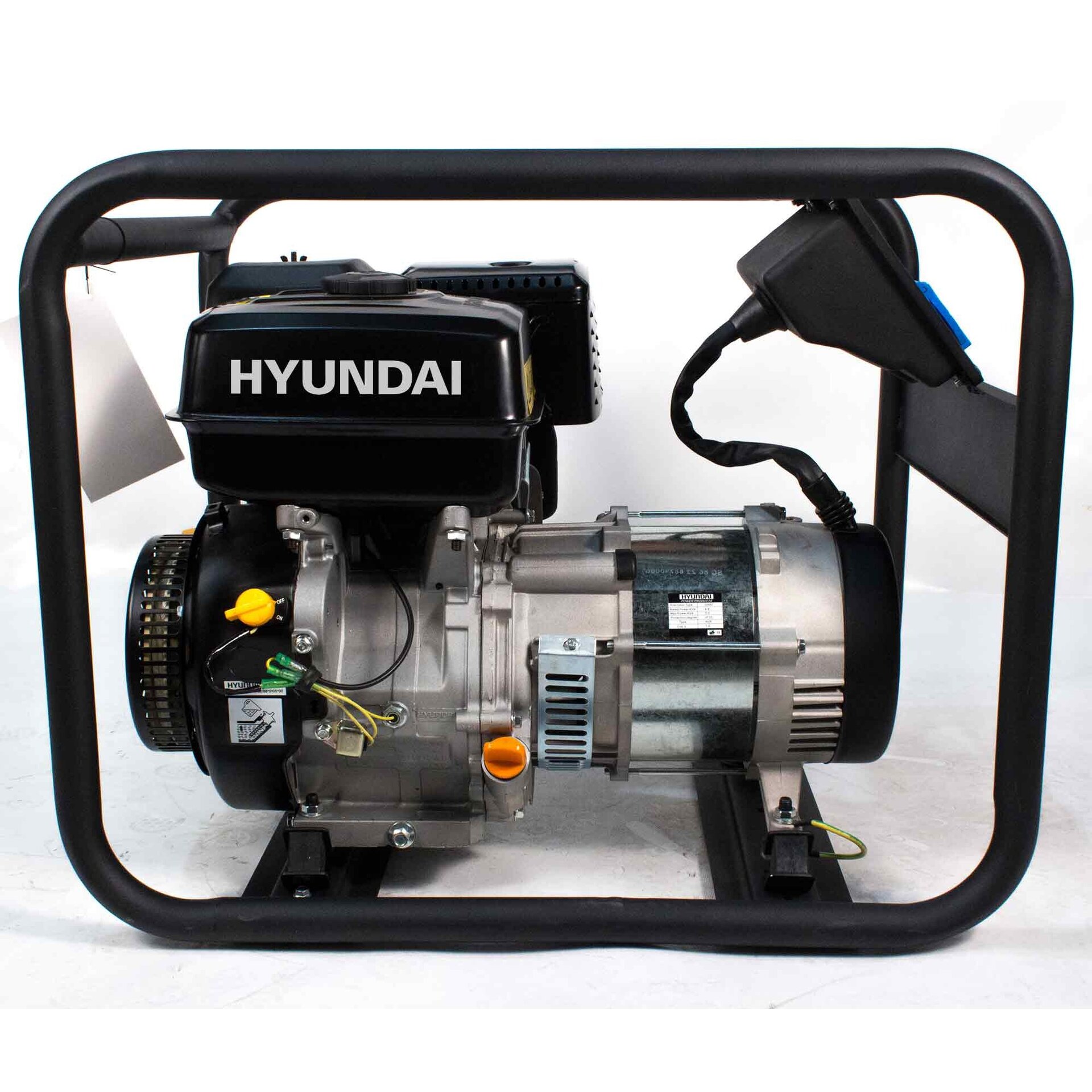 GENERADOR ELÉCTRICO MONOFÁSICO DE 4,4 KW HY6000 HYUNDAI - 6