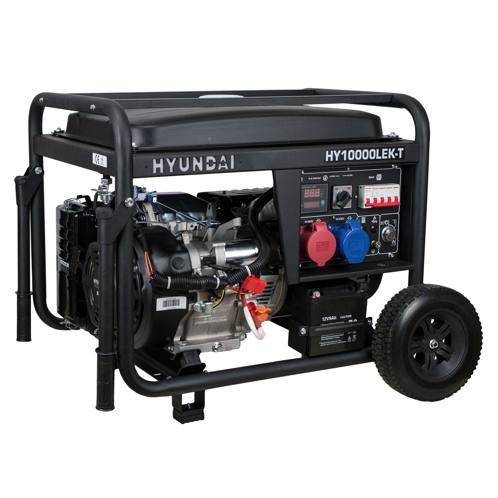 GENERADOR ELÉCTRICO FULL POWER 9,4KVA (400V)/7,5KW (230V) HY10000LEKT HYUNDAI - 5