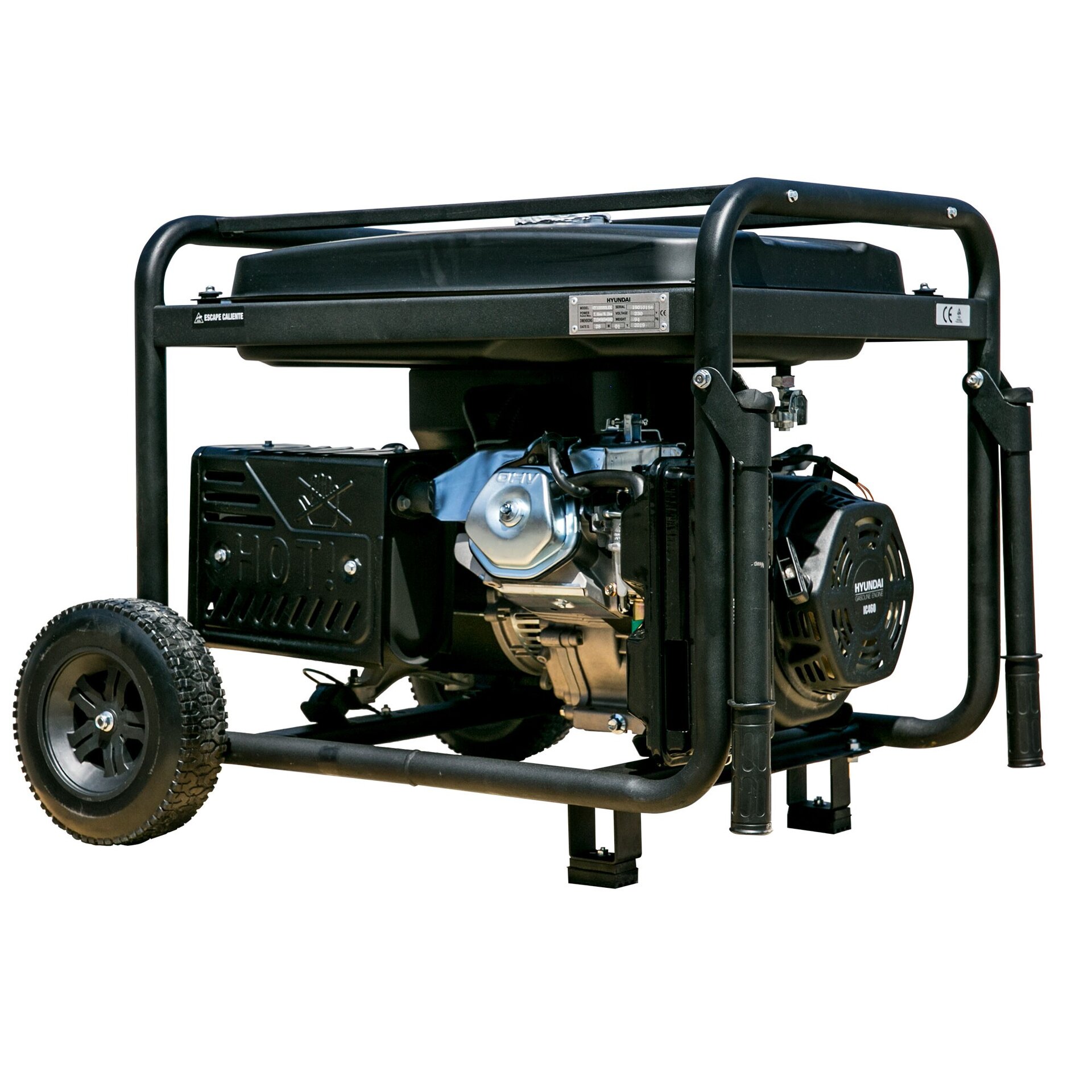 GENERADOR ELÉCTRICO GASOLINA MONOFÁSICO 8,2KW HY10000LEK HYUNDAI - 8