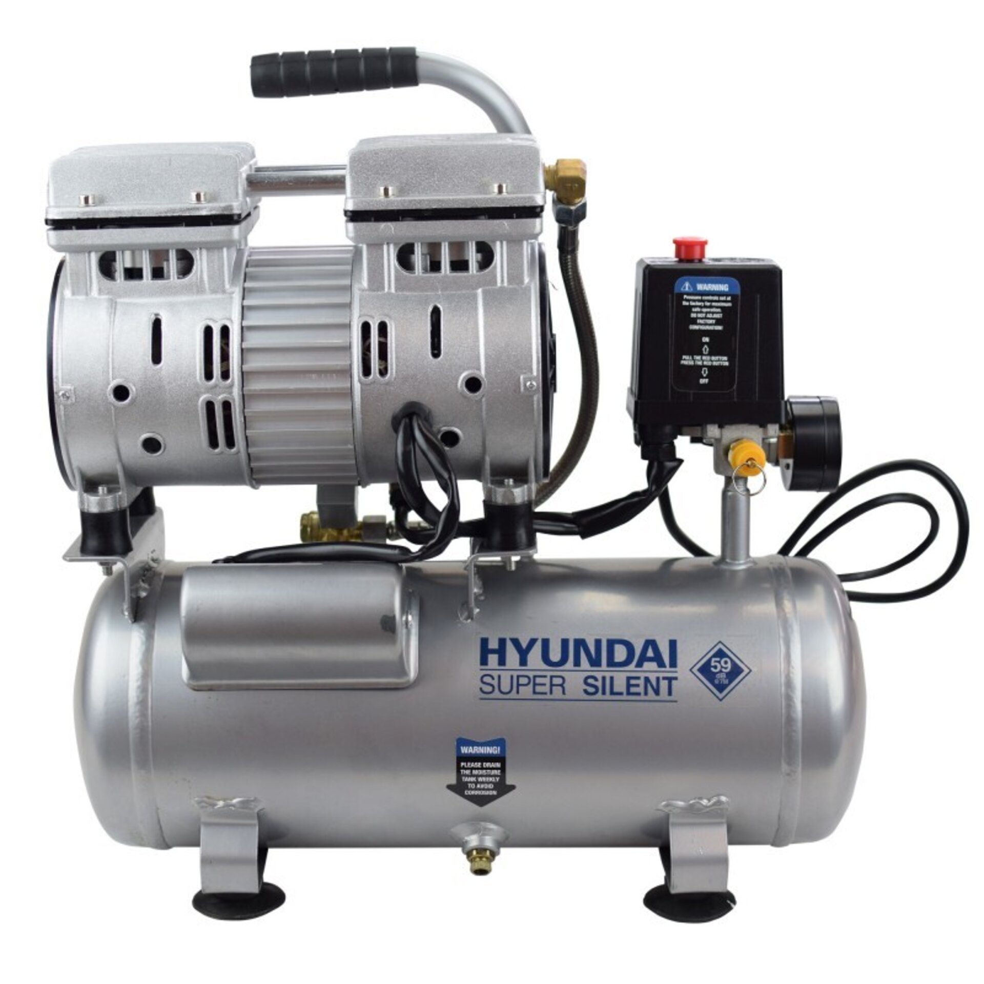 COMPRESOR SILENCIOSO 6L HYAC6-07S HYUNDAI - 5