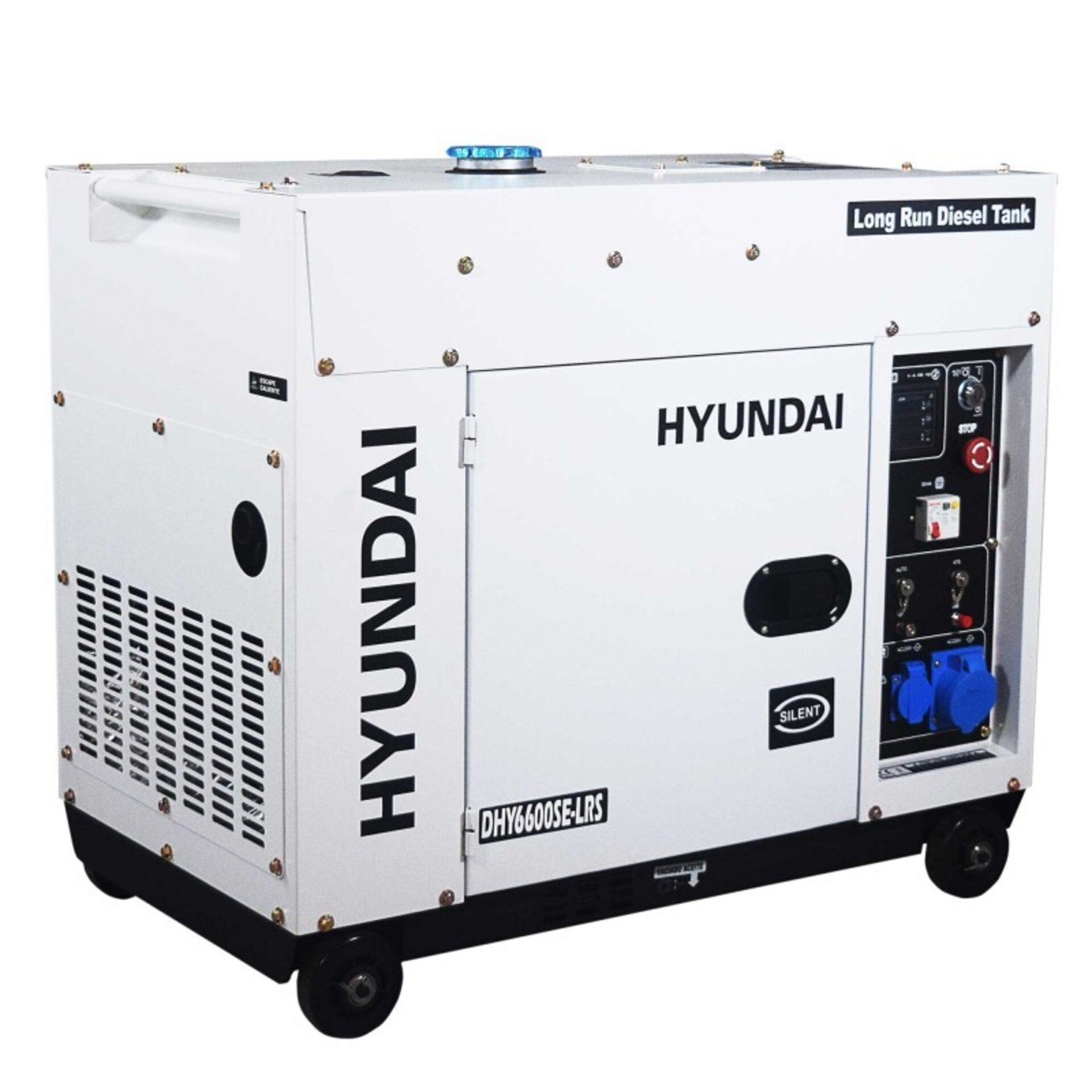 GRUPO ELECTRÓGENO DIESEL PARA INSTALACION SOLAR DHY6600SE-LRS HYUNDAI - 9