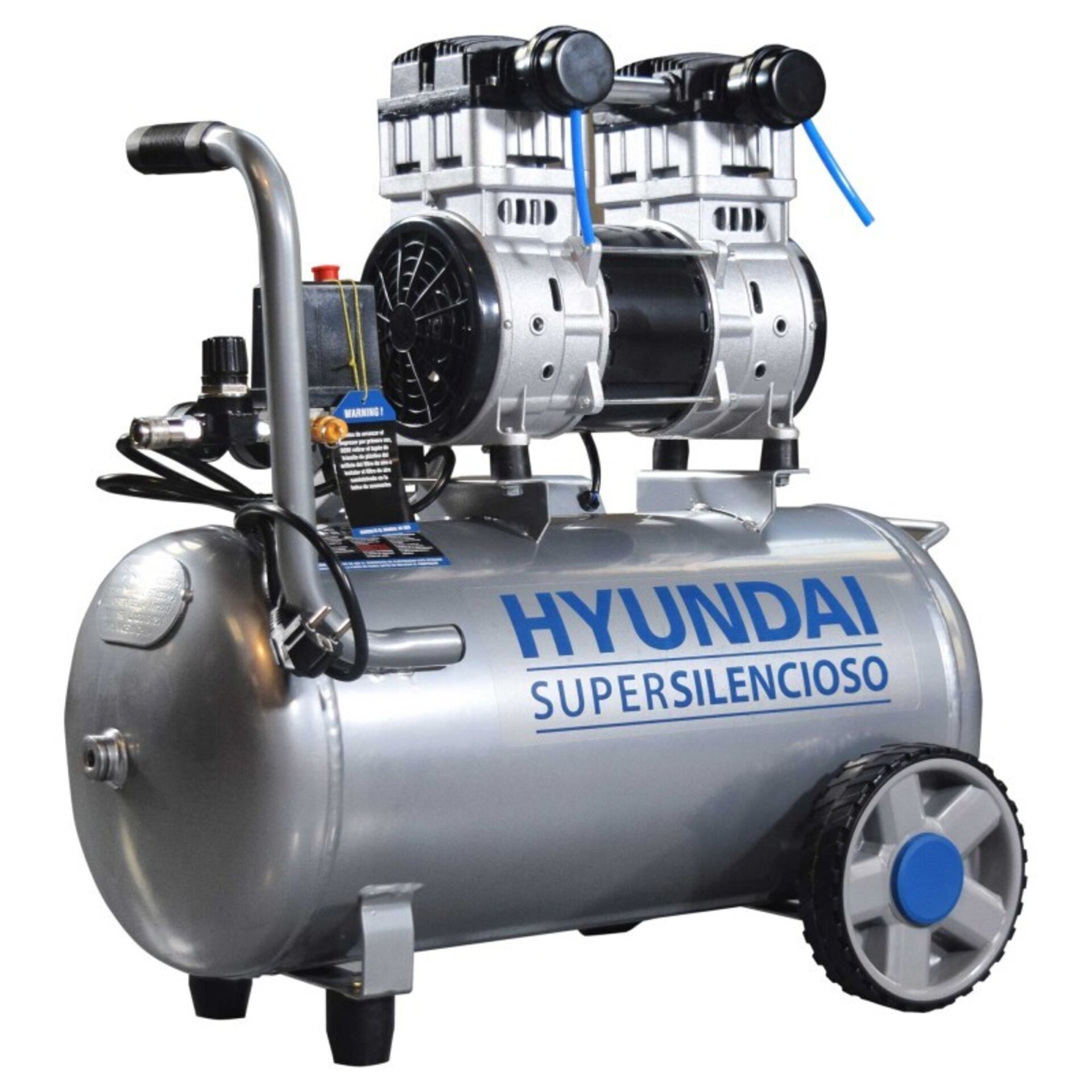 COMPRESOR SILENCIOSO 50L HYAC50-2S HYUNDAI - 4