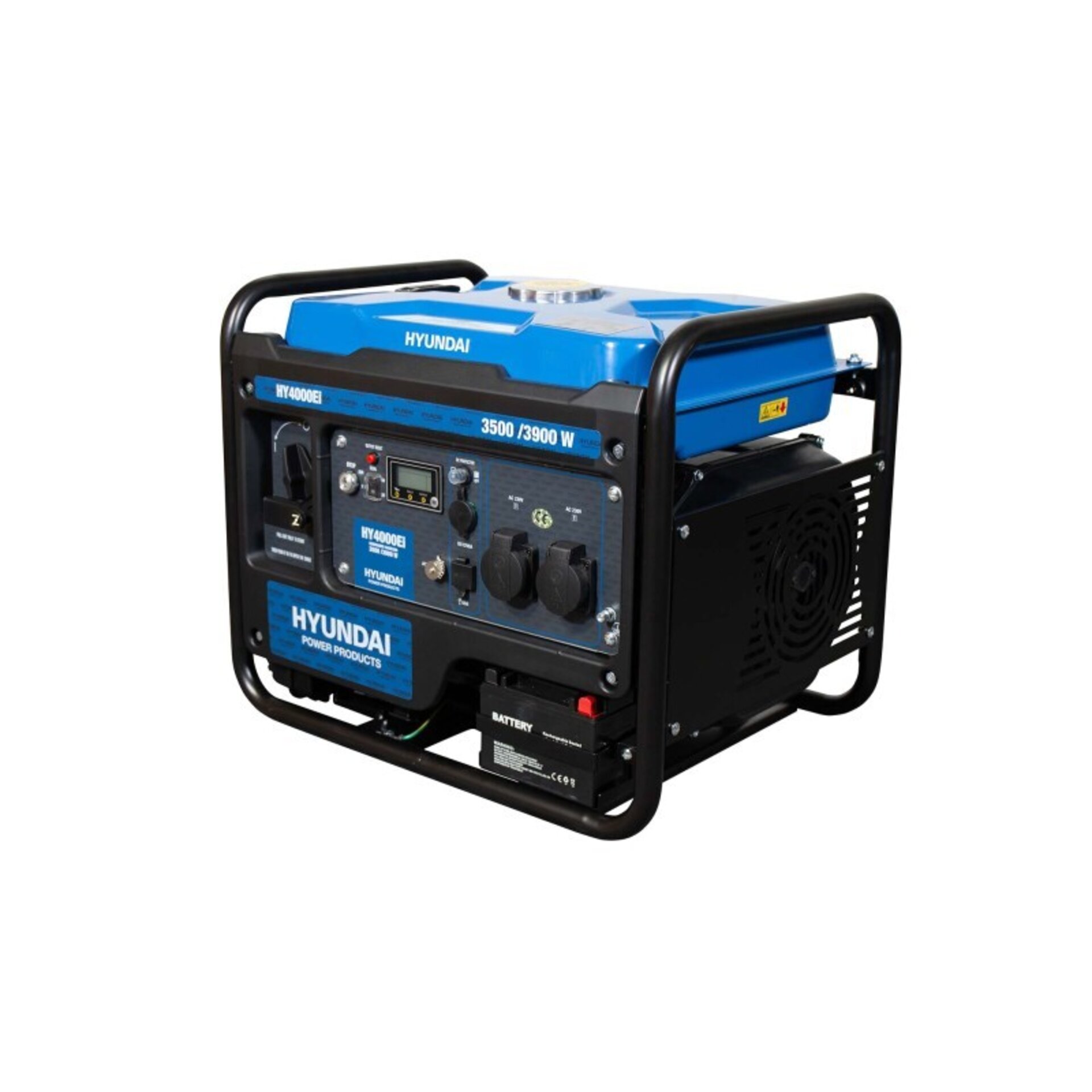 GENERADOR INVERTER A GASOLINA ABIERTO 3,9KW HY4000EI HYUNDAI - 6