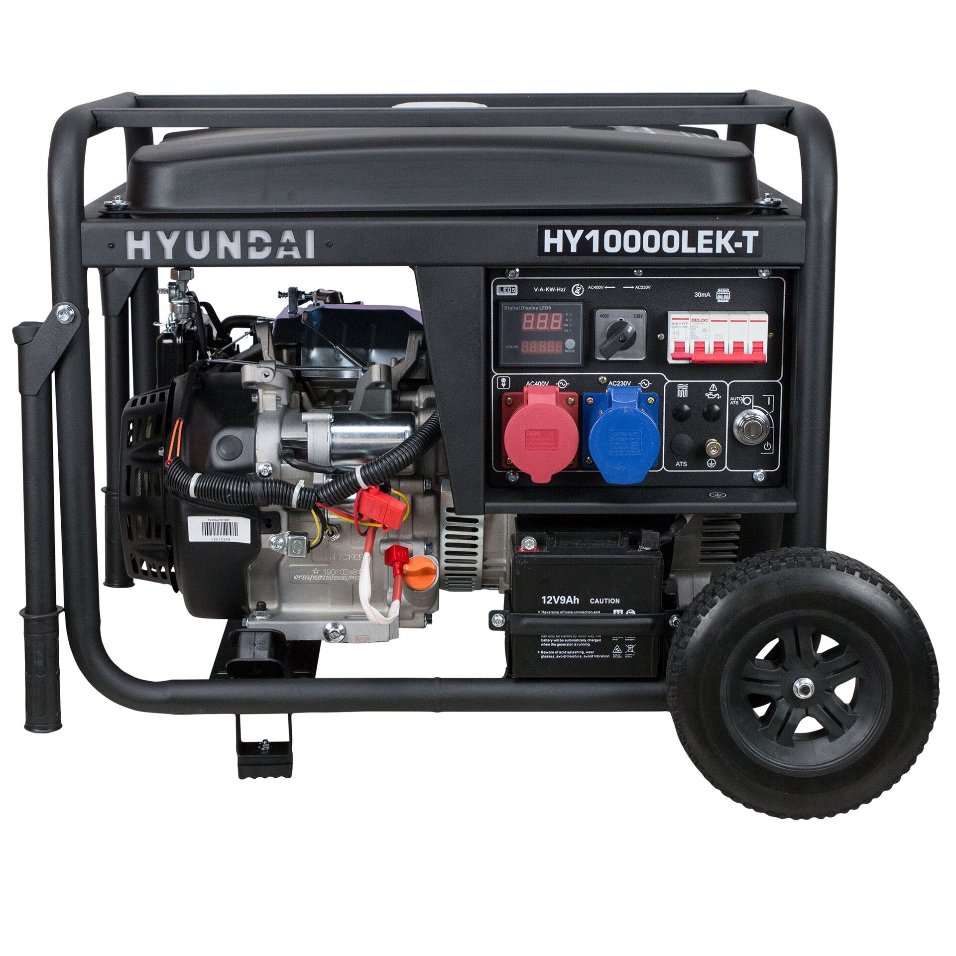 GENERADOR ELÉCTRICO FULL POWER 9,4KVA (400V)/7,5KW (230V) HY10000LEKT HYUNDAI - 4