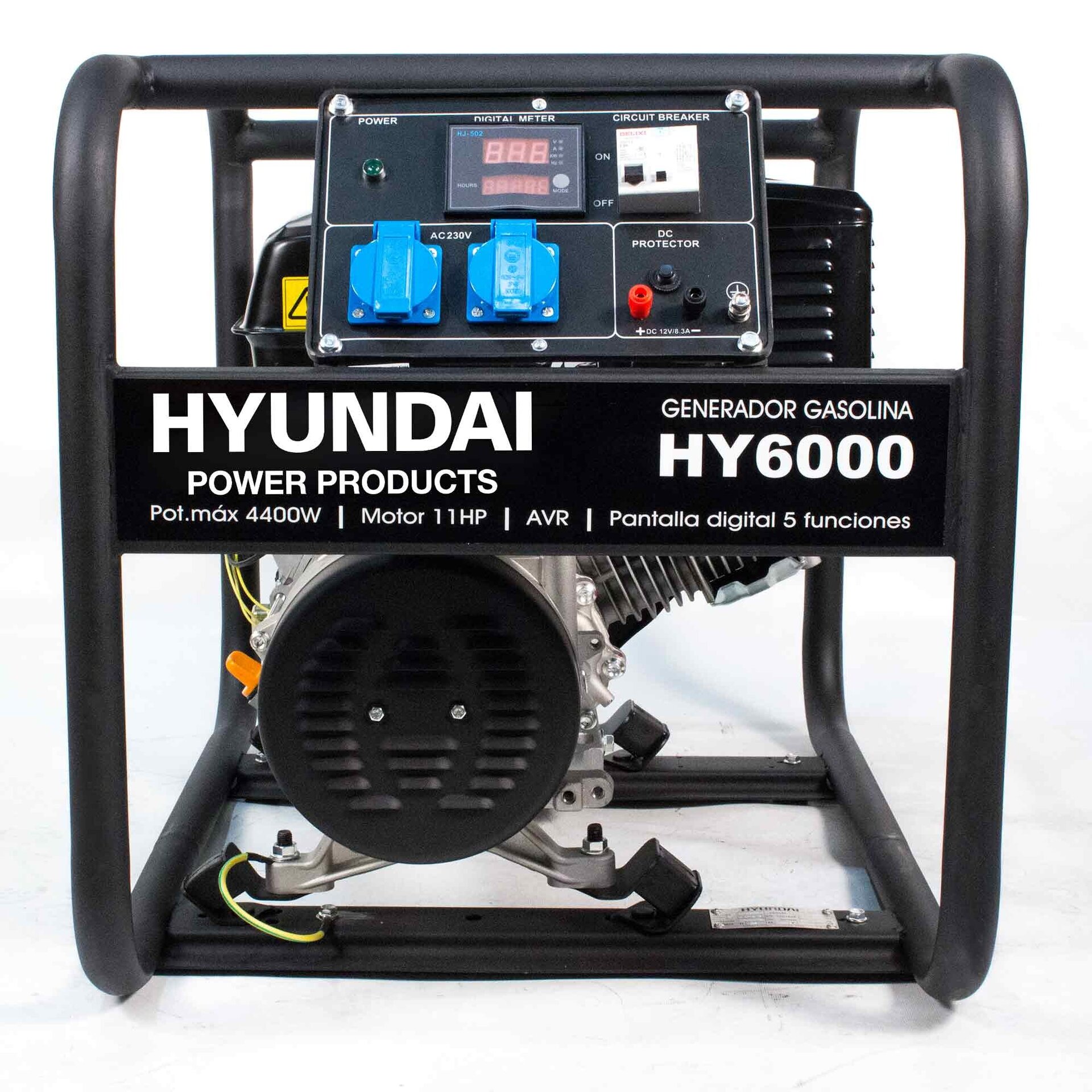 GENERADOR ELÉCTRICO MONOFÁSICO DE 4,4 KW HY6000 HYUNDAI - 4