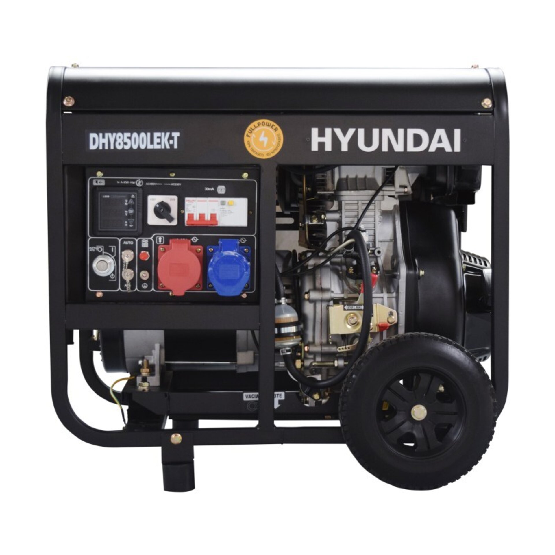 GENERADOR DIÉSEL ABIERTO FULLPOWER DHY8500LEK-T HYUNDAI - 2
