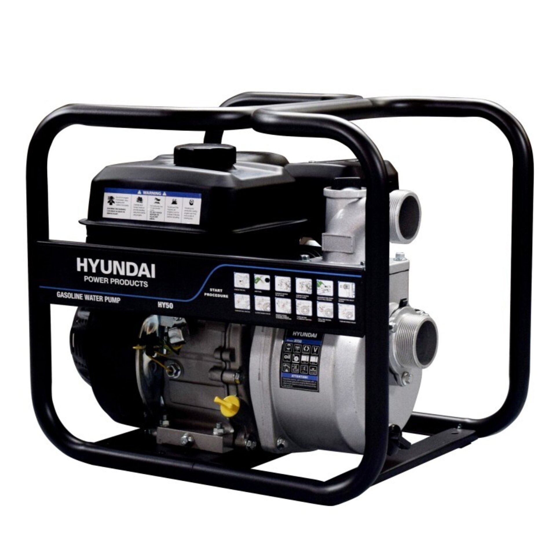 MOTOBOMBA A GASOLINA- CAUDAL (AGUAS LIMPIAS) HY50 HYUNDAI - 5