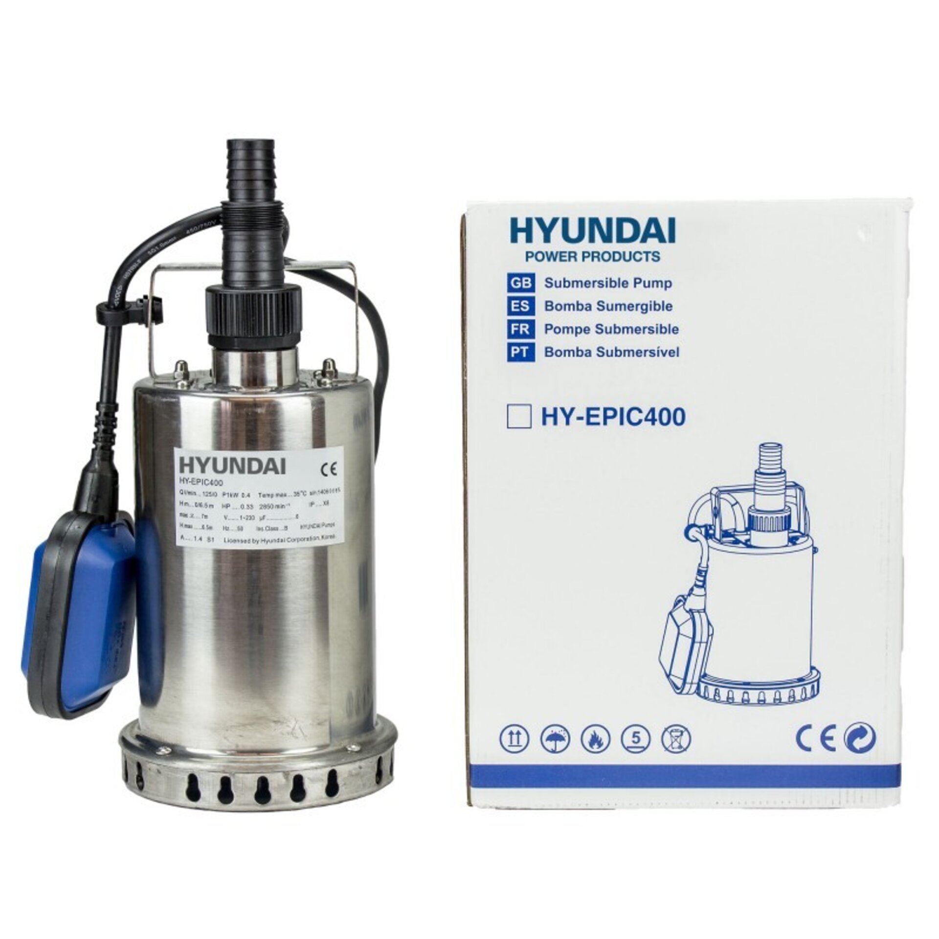 BOMBA SUMERGIBLE HY-EPIC400 HYUNDAI - 4